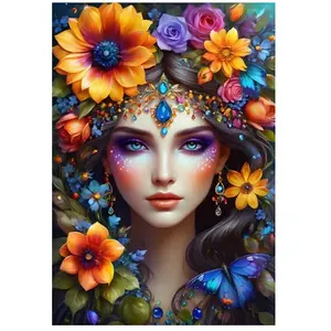 Alipson Puzzle La Femme Fleur pas cher