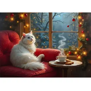 Alipson Puzzle Attendons Noël Confortablement pas cher