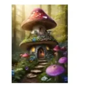 Alipson Puzzle Maison Champignon des Sous-Bois pas cher