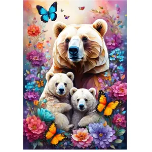 Alipson Puzzle Ours - Collection Amour Maternel pas cher