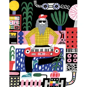 Le Musicien Barbu 500 Pièces Pieces & Peace pas cher