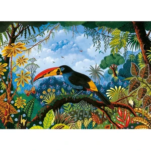 Puzzle 1000 pièces Alize Pieces & Peace Toucan bleu