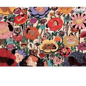 Femmes Fleurs 1000 Pièces Pieces & Peace pas cher