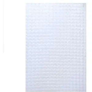 Nazar Tapis doux aspect bulles blanc  160x230 pas cher