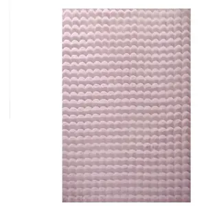 Nazar Tapis doux aspect bulles rose 200x290 pas cher