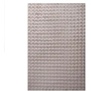 Nazar Tapis doux aspect bulles beige 200x290 pas cher