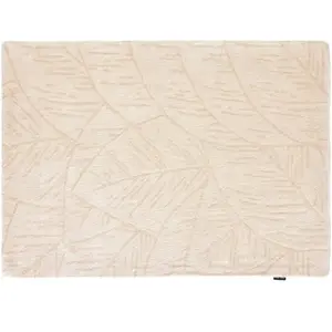 Nazar Tapis Laine Tissé à la main feuillage Crème 200x290 pas cher