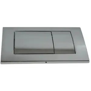 Plaque de commande antivandalisme WC Regiplast CESAME double volume, m... pas cher