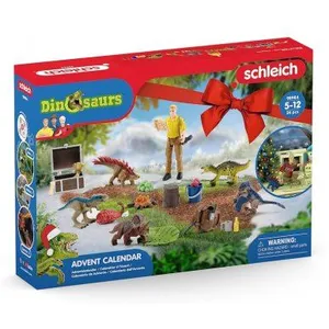Schleich Calendrier De L'avent Dinosaures Jurassic 24 Pcs Schleich - F...