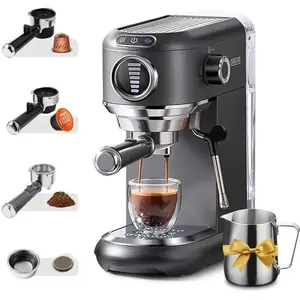 SANS 4in1 Cafetera Cappuccino Machine à café Dolce gusto Nes Capsule M... pas cher