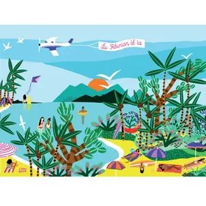 Puzzle 1000 pièces la réunion lé la