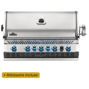 Napoleon Pack Barbecue à gaz encastrable Prestige PRO 665 - Inox + Pla...Vendu pardarty