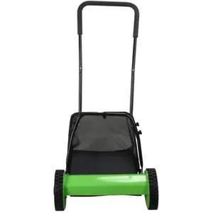 Tondeuse à main hélicoïdale 40cm bac 18L coupe 15-43mm pas cher