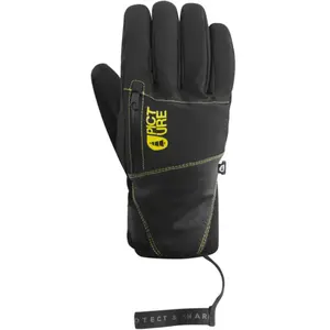 Picture Organic Clothing - Madson Gloves - Gants ski homme Vibrant Yellow - US 10 pas cher
