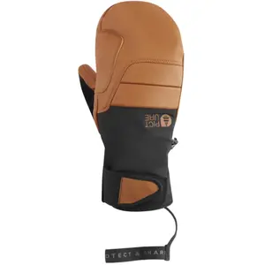 Picture Organic Clothing - Ancon Mitts - Moufles homme Camel Coffee - US 7 pas cher