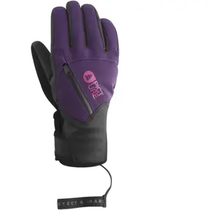 Picture Organic Clothing - Kakisa Gloves - Gants ski femme Grape Royal - US 7 pas cher