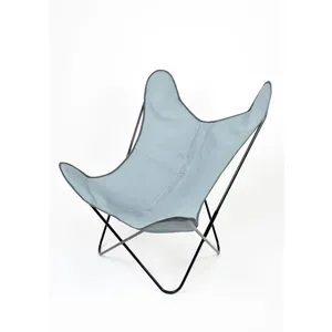 Fauteuil Papillon en coton HOME MAISON - Gris - Contemporain - DesignVendu parcarrefour