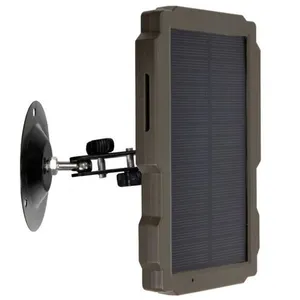 Comparateur de prix : Ebiz Panneau solaire 12V avec batterie 5000mA pour camera de chasse