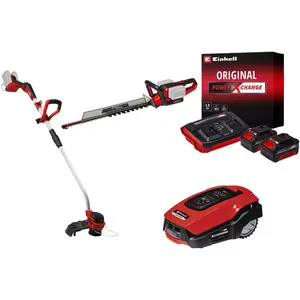 Kit premium jardin sans fil Einhell Taille-haies 36V, coupe-bordure ... pas cher
