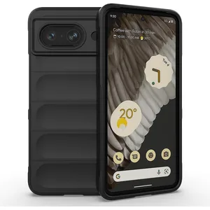 NOVAGO Coque AirBag pour Google Pixel 8 5G- Résistance ultime chocs et casses (Noir)