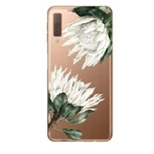 NOV@GO Coque pour Samsung Galaxy A7 2018 - gel Souple résistant Anti Choc avec Impression de qualité ( Protea )