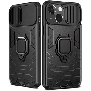 Comparateur de prix : NOVAGO Coque Anti Choc pour iPhone 13 Mini avec Bague Anti Chute / béquille []