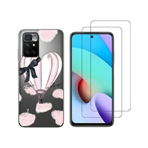 Comparateur de prix : NOVAGO Coque pour Xiaomi Redmi 10 et 2 protections écran Verre Trempé [Montgolfière]