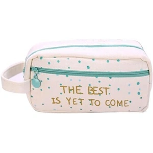 Comparateur de prix : Trousse à crayons en coton - The best is yet to come [Novago]