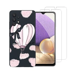 NOVAGO Coque pour Samsung Galaxy A32 4G et 2 Verres Trempé [Montgolfière] pas cher