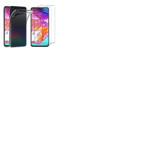 NOV@GO Coque et 2 films pour Samsung Galaxy A70 - Coque Souple Solide ... pas cher