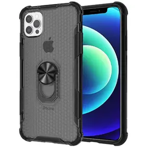 Comparateur de prix : NOVAGO Coque Résistante Anti Choc avec Anneau Bague Anti Chute / béquille pour iPhone 12 PRO MAX []