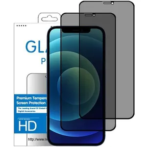 NOVAGO 2 Films de protection écran verre trempé Anti Espion (teinté) pour iPhone 12 / iPhone 12 PRO []Vendu pardarty