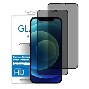 NOVAGO 2 Films de protection écran verre trempé Anti Espion (teinté) p...
