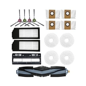 Comparateur de prix : NOVAGO Accessoires pour aspirateur robot laveur ECOVACS DEEBOT X1 OMNI (lot de 16 pièces) -