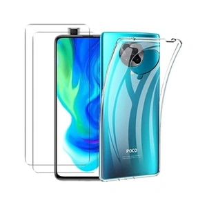 NOVAGO Coque gel transparente pour Xiaomi Poco F2 Pro 5G et 2 protecti... pas cher