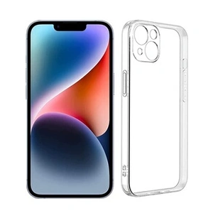 NOVAGO Coque transparente silicone souple solide pour iPhone 14 [] pas cher