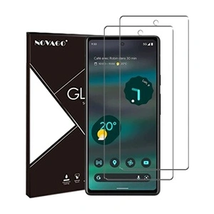 Comparateur de prix : 2 Films de protection écran verre trempé pour Google Pixel 6A [Novago]