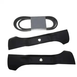 Jeu de lames avec courroie adaptable mtd coupe 105cm ramassage