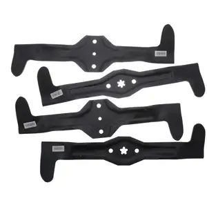Comparateur de prix : JARDIAFFAIRES Jeu de 4 lames pour autoportée AYP coupe 107cm éjection arrière