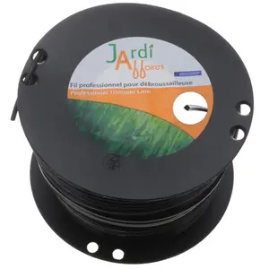 JARDIAFFAIRES Bobine De Fil Extra Pro Carré Pour Débroussailleuse 3mm X 109 MètresVendu paramazon