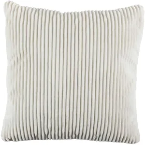Comparateur de prix : Home Deco Factory - Coussin flanelle blanc - 40x6x40 cm T.U