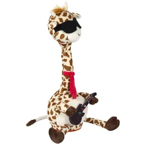 Home Deco Kids - Girafe dansante jaune/marron OS pas cher