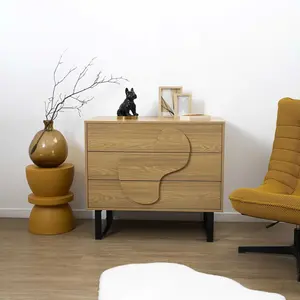 Comparateur de prix : The Home Deco Factory Commode en mdf et métal Calypso.