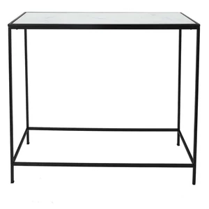 Console - HOME DECO FACTORY - Felicity - Noir - 100x87x32cm pas cher
