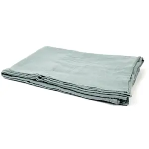 Comparateur de prix : Home Deco Factory - TX9324 - Plaid Gaze De Coton Vert Givre 120x150cm