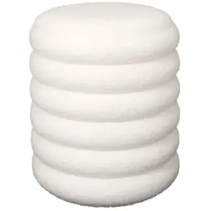 Comparateur de prix : Pouf & Coffre de Rangement - PARIS PRIX - Modèle Freya - 43cm - Blanc - Chic & Tendance