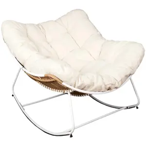 Comparateur de prix : The Home Deco Factory Fauteuil Assise En Tissu Bouclette Odin