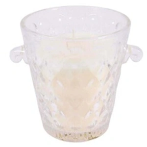 Comparateur de prix : The Home Deco Factory - Bougie parfumée senteur figue seau ciselé 13.7 cm