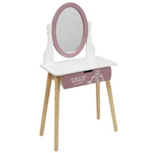 Monsieur Madame - Coiffeuse pour enfants Monsieur Madame 55 x 30 x 97 cm pas cher