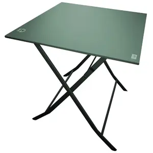 Comparateur de prix : The Home Deco Factory Table De Jardin Pliante En Métal Palerme